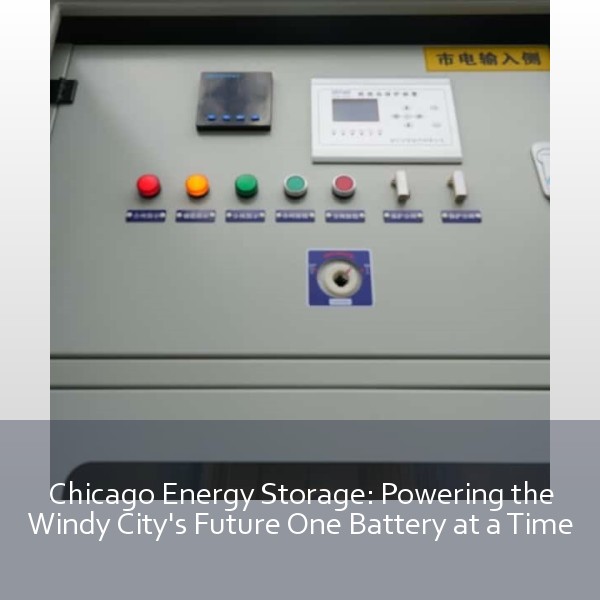 Chicago Energy Storage: Powering the Windy City's Future One Battery at a Time